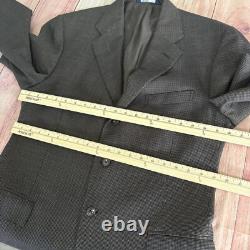 Vintage Polo Ralph Lauren Mens Size 44R Pants 35x31 3 Button Suit Made in Italy