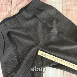 Vintage Polo Ralph Lauren Mens Size 44R Pants 35x31 3 Button Suit Made in Italy