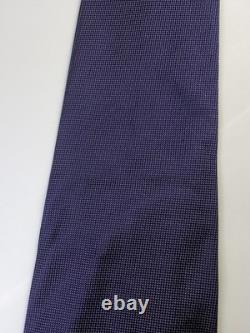Vintage Polo Ralph Lauren Mens Tie, Solid Purple With Pony Logo, Hand Made