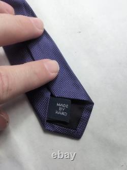 Vintage Polo Ralph Lauren Mens Tie, Solid Purple With Pony Logo, Hand Made