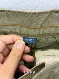 Vintage Polo Ralph Lauren Military Cargo Pants Mens 34x30 Green Army Paratrooper