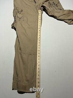 Vintage Polo Ralph Lauren Military Cargo Pants Tan Size 34x32 Paratrooper AM8