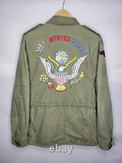 Vintage Polo Ralph Lauren Military Jacket Men's Size Medium 388th Strike Group