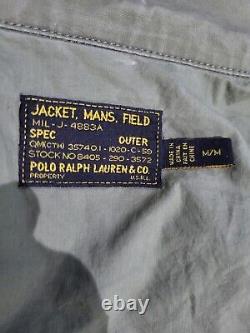 Vintage Polo Ralph Lauren Military Jacket Men's Size Medium 388th Strike Group