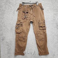 Vintage Polo Ralph Lauren Military Paratrooper Cargo Pants 32x29 FLAWS PLS READ