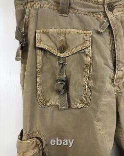 Vintage Polo Ralph Lauren Military Paratrooper Tactical Mens Cargo Pants 34x30