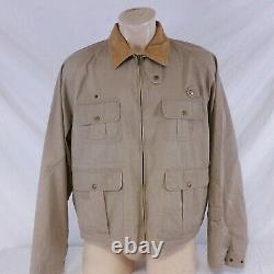 Vintage Polo Ralph Lauren Military Safari Jacket Shooting Sportsman Coat 90s XL