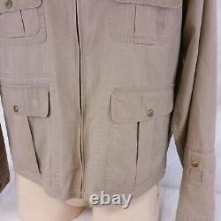 Vintage Polo Ralph Lauren Military Safari Jacket Shooting Sportsman Coat 90s XL