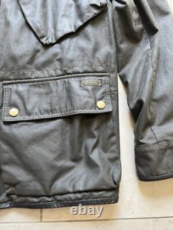 Vintage Polo Ralph Lauren Moto Flannel Lined Utility Heavy Biker Jacket Sz XL