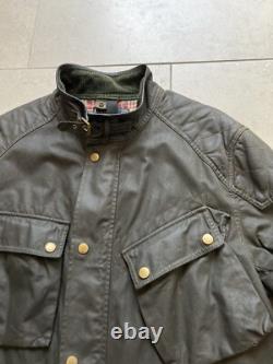 Vintage Polo Ralph Lauren Moto Flannel Lined Utility Heavy Biker Jacket Sz XL
