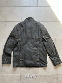 Vintage Polo Ralph Lauren Moto Flannel Lined Utility Heavy Biker Jacket Sz XL