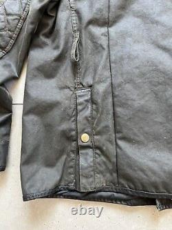 Vintage Polo Ralph Lauren Moto Flannel Lined Utility Heavy Biker Jacket Sz XL