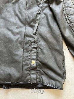 Vintage Polo Ralph Lauren Moto Flannel Lined Utility Heavy Biker Jacket Sz XL