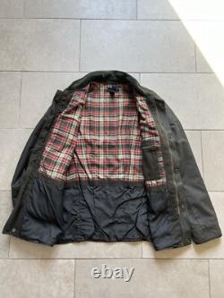 Vintage Polo Ralph Lauren Moto Flannel Lined Utility Heavy Biker Jacket Sz XL