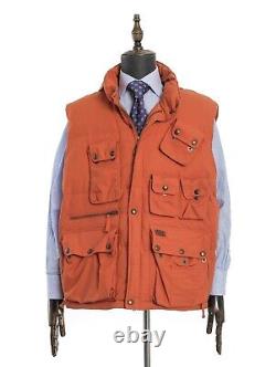 Vintage Polo Ralph Lauren Multi Pocket Vest Gilet Down Padded Cargo Field XXL