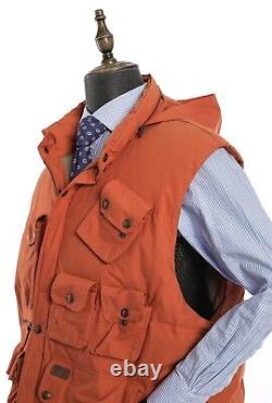 Vintage Polo Ralph Lauren Multi Pocket Vest Gilet Down Padded Cargo Field XXL