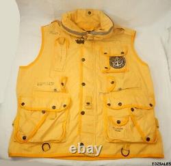 Vintage Polo Ralph Lauren Naval Station Nautical Utility Vest Jacket XXL