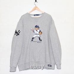 Vintage Polo Ralph Lauren New York Yankees Sweatshirt Crewneck Size 2XL Bear MLB
