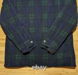 Vintage Polo Ralph Lauren Outerwear Polartec Size Large Jacket Blue Green Plaid