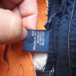 Vintage Polo Ralph Lauren Pant Men 36x34 Blue Military Paratrooper Utility Cargo