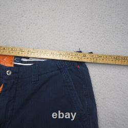 Vintage Polo Ralph Lauren Pant Men 36x34 Blue Military Paratrooper Utility Cargo