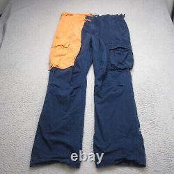 Vintage Polo Ralph Lauren Pant Men 36x34 Blue Military Paratrooper Utility Cargo