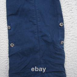 Vintage Polo Ralph Lauren Pant Men 36x34 Blue Military Paratrooper Utility Cargo