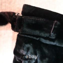 Vintage Polo Ralph Lauren Pants 33 x 33 Black Velvet Side Adjusters Warwick NEW