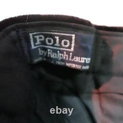 Vintage Polo Ralph Lauren Pants 33 x 33 Black Velvet Side Adjusters Warwick NEW