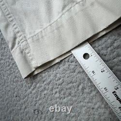 Vintage Polo Ralph Lauren Pants Men 35x30 White Double Knee Sportsman Wide Leg