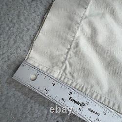 Vintage Polo Ralph Lauren Pants Men 35x30 White Double Knee Sportsman Wide Leg