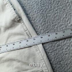 Vintage Polo Ralph Lauren Pants Men 35x30 White Double Knee Sportsman Wide Leg