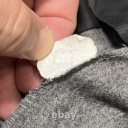 Vintage Polo Ralph Lauren Pants Men 36x32 Gray Wool Pleated Suspender Cuffed