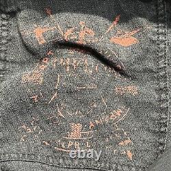 Vintage Polo Ralph Lauren Pants Men 38 Blue Linen/Silk Paratrooper Cargo Rare