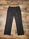 Vintage Polo Ralph Lauren Pants Men 38x32 Charcoal Black Heavy Wool Lined