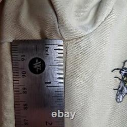 Vintage Polo Ralph Lauren Pants Mens 32x29 Beige Chino Embroidered Bees Hornets