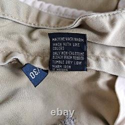Vintage Polo Ralph Lauren Pants Mens 32x29 Beige Chino Embroidered Bees Hornets