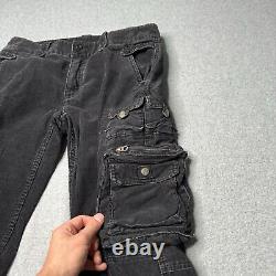 Vintage Polo Ralph Lauren Pants Mens 33x32 Corduroy Cargo Paratrooper Military