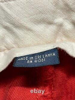 Vintage Polo Ralph Lauren Pants Mens 34X30 Red Shield Crest Corduroy Golf Preppy