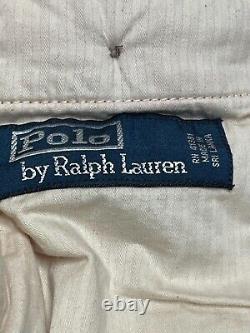 Vintage Polo Ralph Lauren Pants Mens 34X30 Red Shield Crest Corduroy Golf Preppy