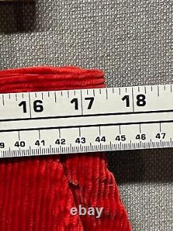 Vintage Polo Ralph Lauren Pants Mens 34X30 Red Shield Crest Corduroy Golf Preppy