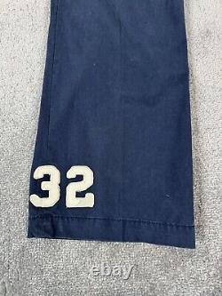 Vintage Polo Ralph Lauren Pants Mens 34x30 Blue Rugby KSWISS Flag Crest Logo