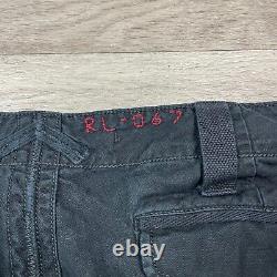 Vintage Polo Ralph Lauren Pants Mens 34x32 Black Paratrooper Cargo Utility 90s