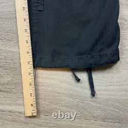 Vintage Polo Ralph Lauren Pants Mens 34x32 Black Paratrooper Cargo Utility 90s
