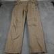 Vintage Polo Ralph Lauren Pants Mens 34x34 Brown Cargo Military Utility Distress