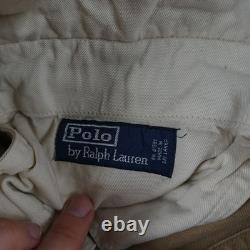 Vintage Polo Ralph Lauren Pants Mens 34x34 Brown Cargo Military Utility Distress