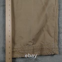 Vintage Polo Ralph Lauren Pants Mens 34x34 Brown Cargo Military Utility Distress