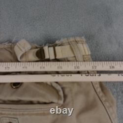 Vintage Polo Ralph Lauren Pants Mens 34x34 Brown Cargo Military Utility Distress