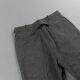 Vintage Polo Ralph Lauren Pants Mens 35x32 Gray Wool Slacks Dress Pant Buckle