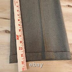 Vintage Polo Ralph Lauren Pants Mens 38 Cuffed Virgin Wool Italy Pleated Trouser